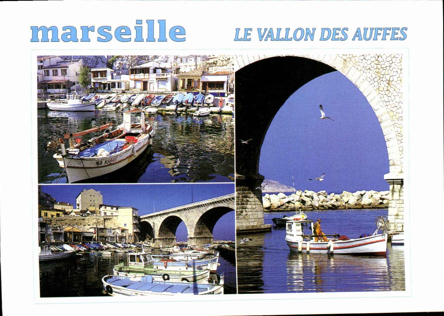 CPM Marseille bouches du rhone France Le Vallon des Auffes 