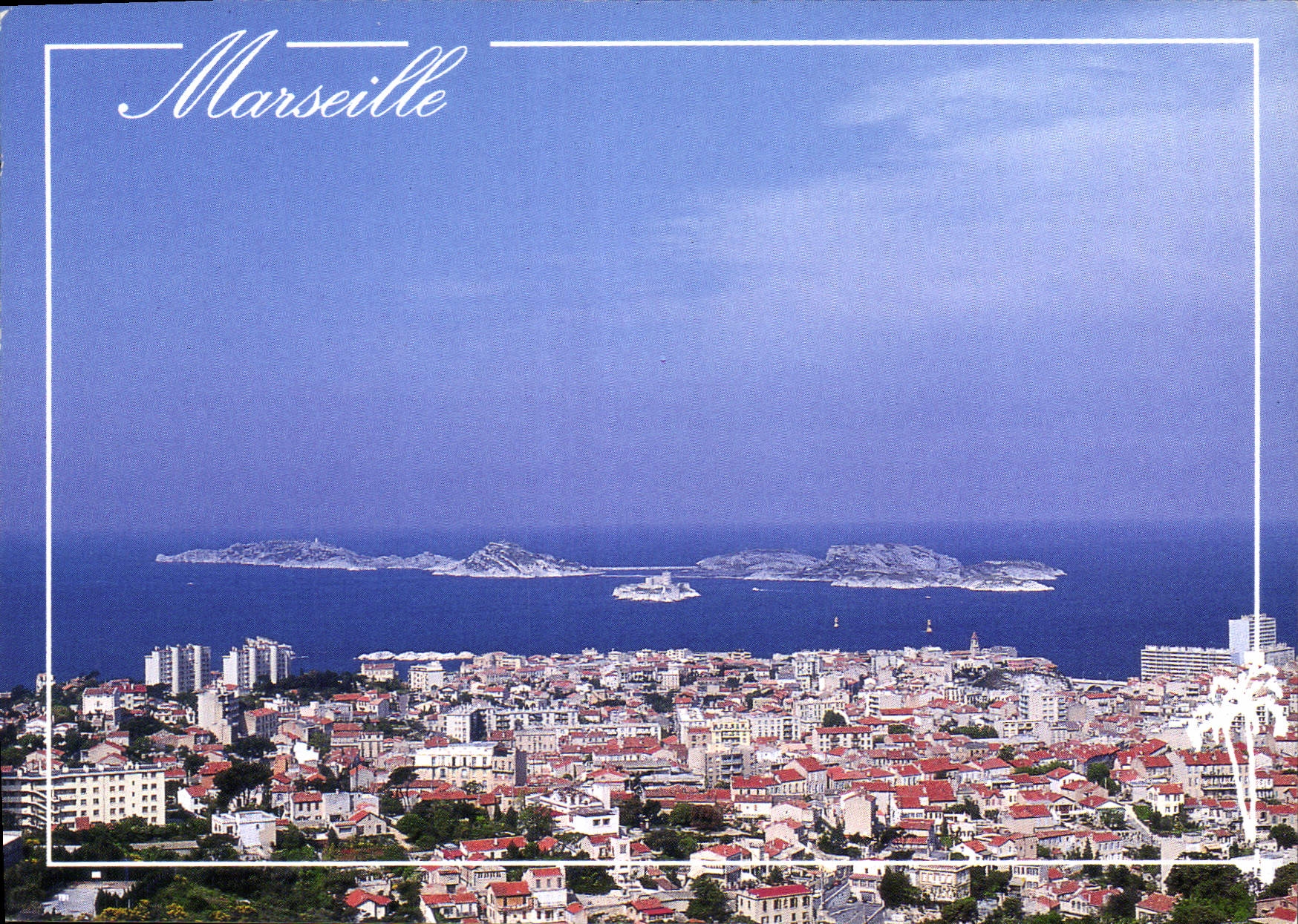 CPM La Provence et ses charmes Marseille Le Chateau d'If et les Iles du Frioul