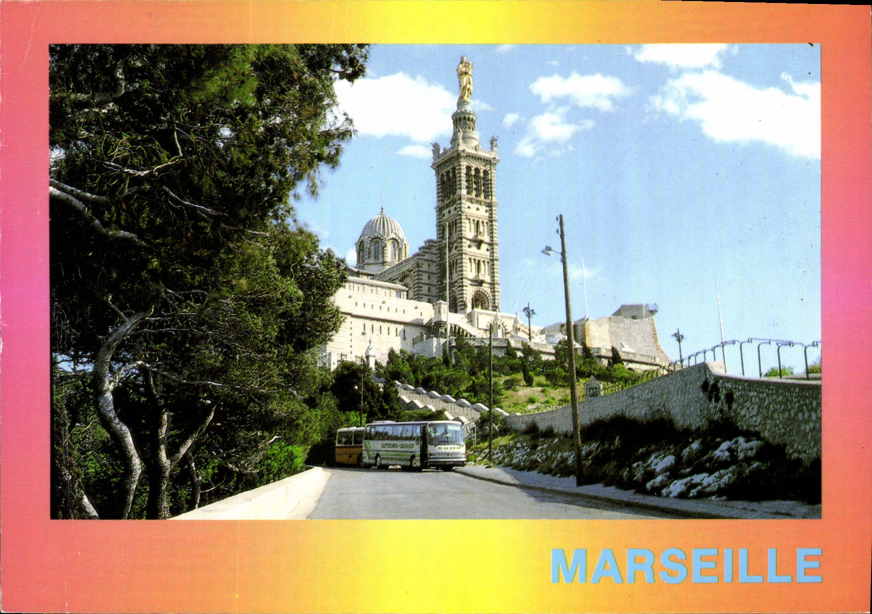 CPM Marseille la Vierge de la Garde 