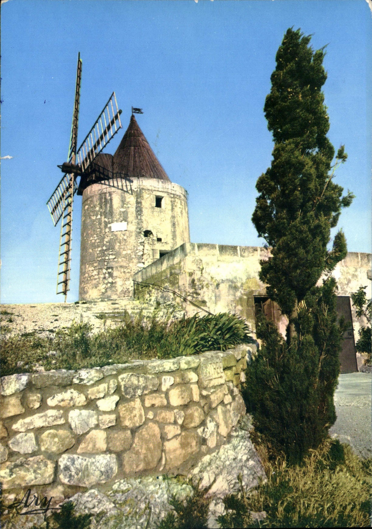 CPM Le moulin de Daudet a Fontvieille