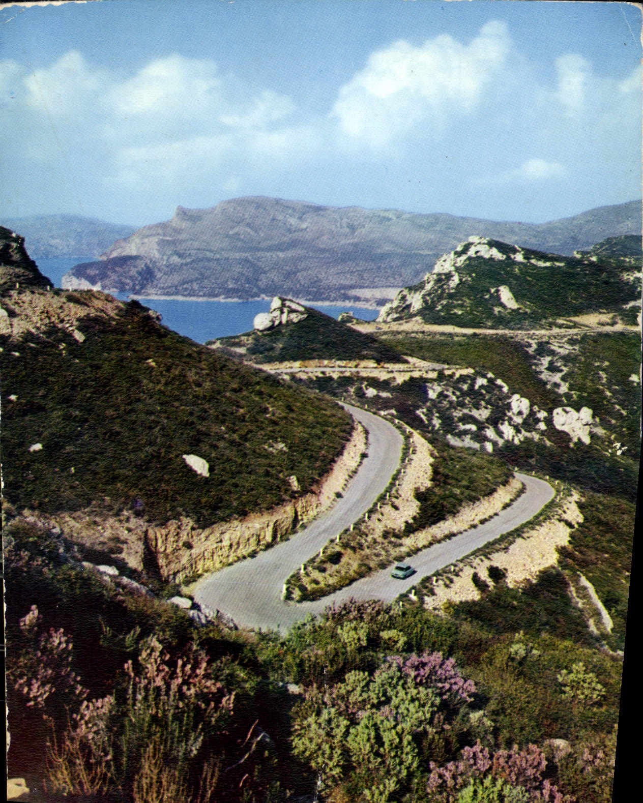 CPM Cassis B du R la route des Cretes 