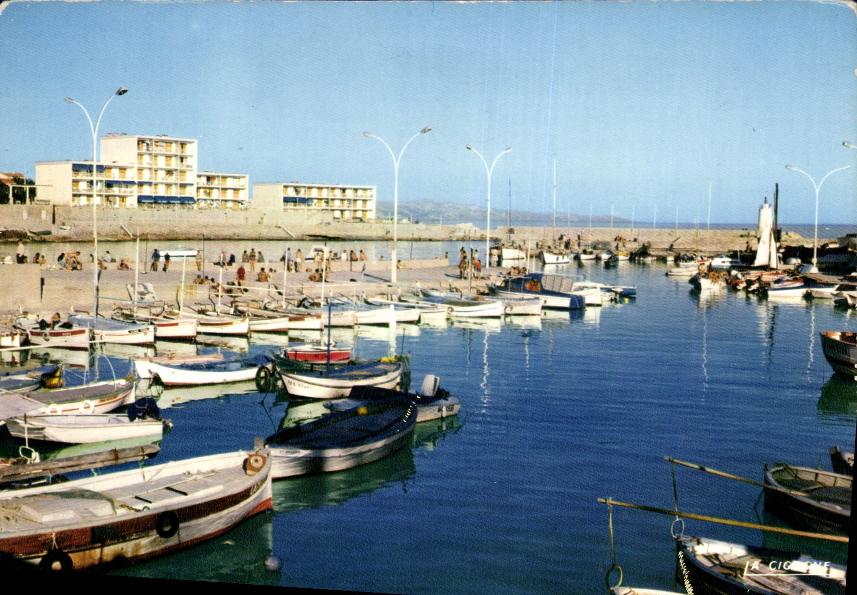 CPM Sausset les Pins B du R Station Balneaire le Port 