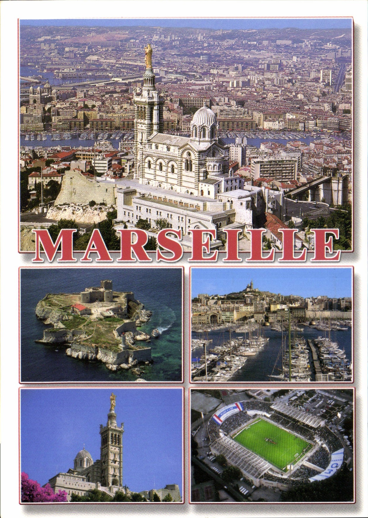 CPM Marseille Notre Dame de la Garde Le château d'If