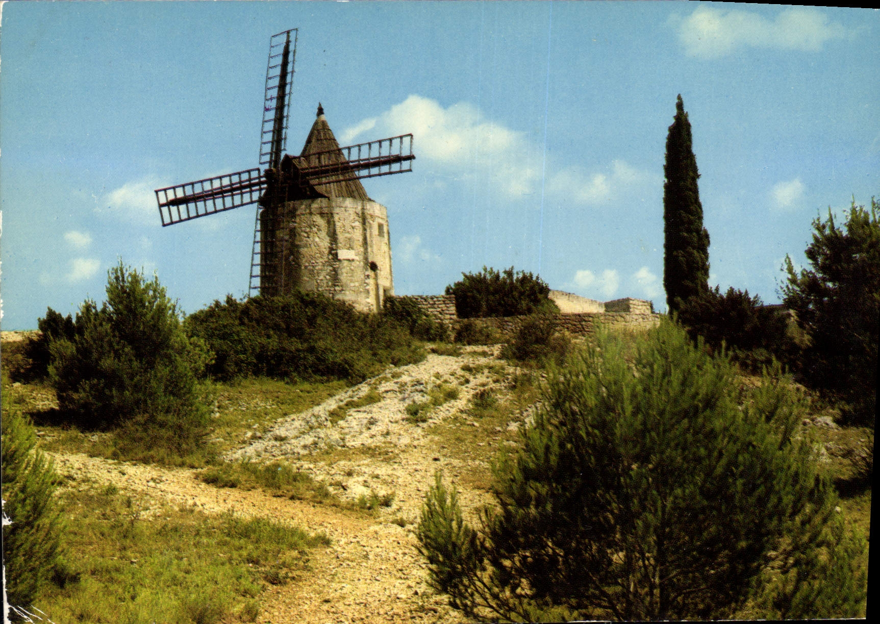 CPM Fontvieille B du R Le Moulin d'Alphonse Daudet