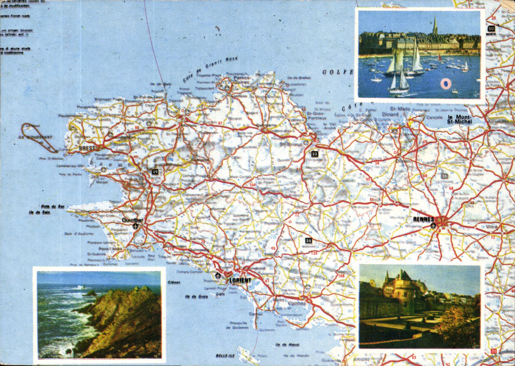 CPM La Bretagne Saint Malo la Pointe du Raz la Tour du Connetable a Vannes 