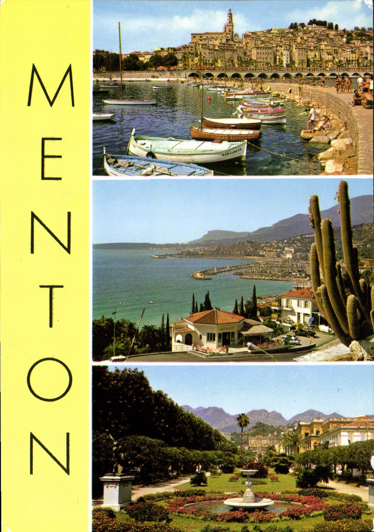 CPM Souvenir de Menton 
