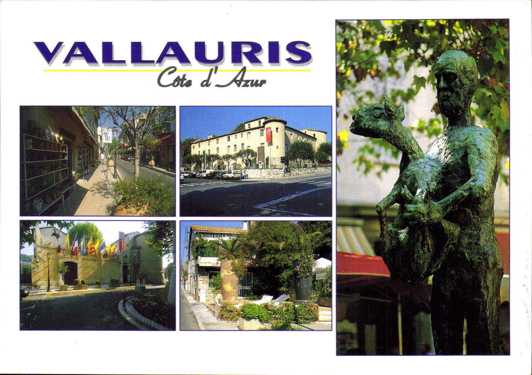 CPM Cote d'azur Vallauris Cite des Potiers Alpes Maritimes