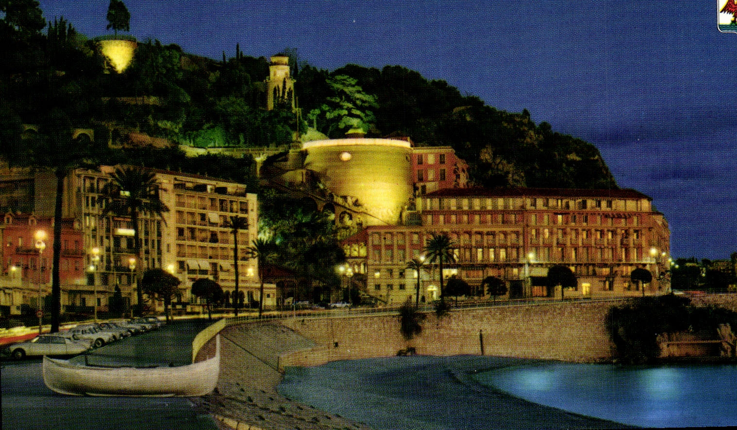 CPM Nice Cote d'Azur le Chateau la Tour Bellanda Hotel Suisse Hotel Pension Scandinave