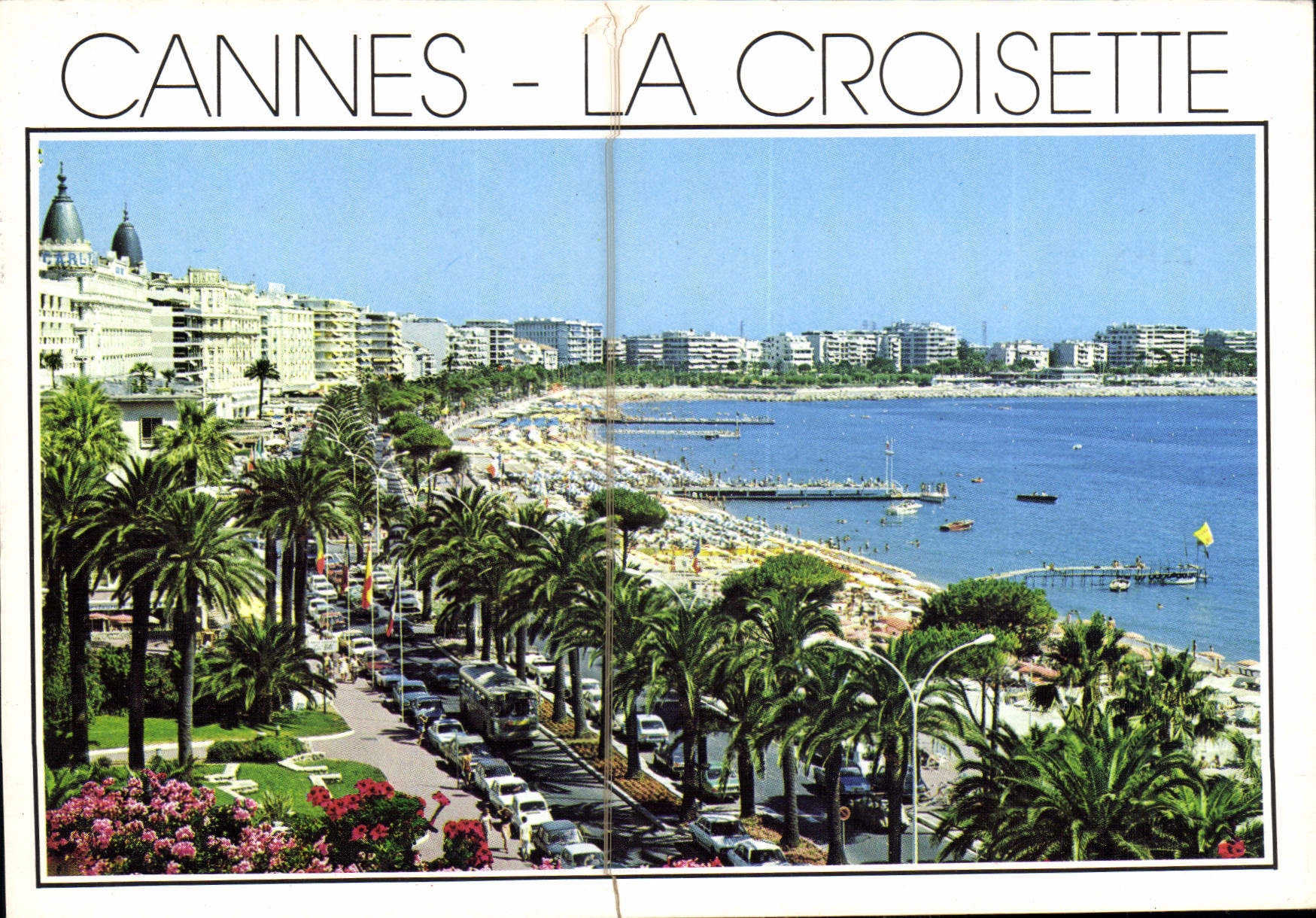 CPM Cote d'Azur Cannes Alpes Maritimes la Promenade de la Croisette 