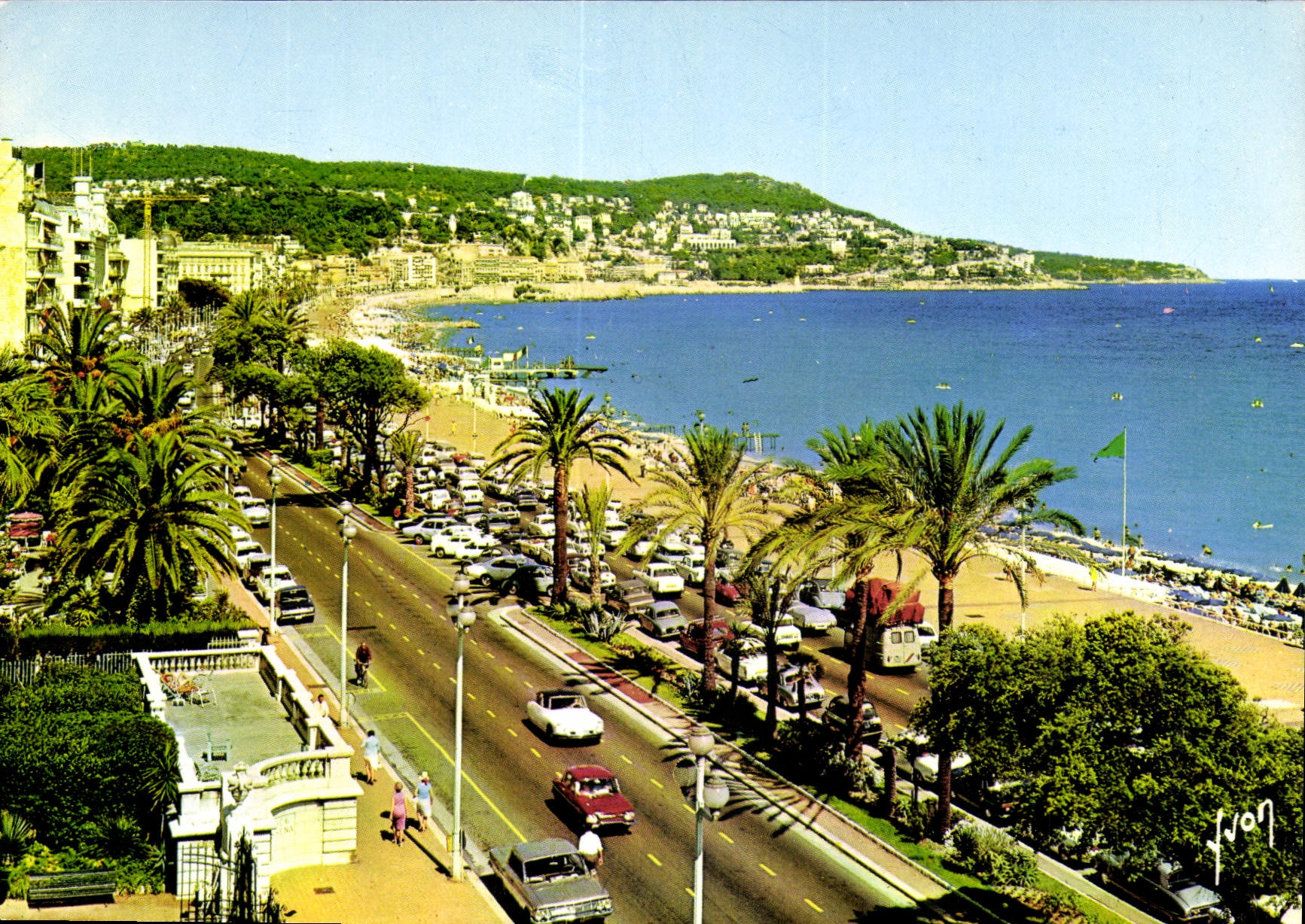 CPM Couleurs et Lumiere de France la Cote d'Azur miracle de la nature Nice Alpes Maritimes Promenade