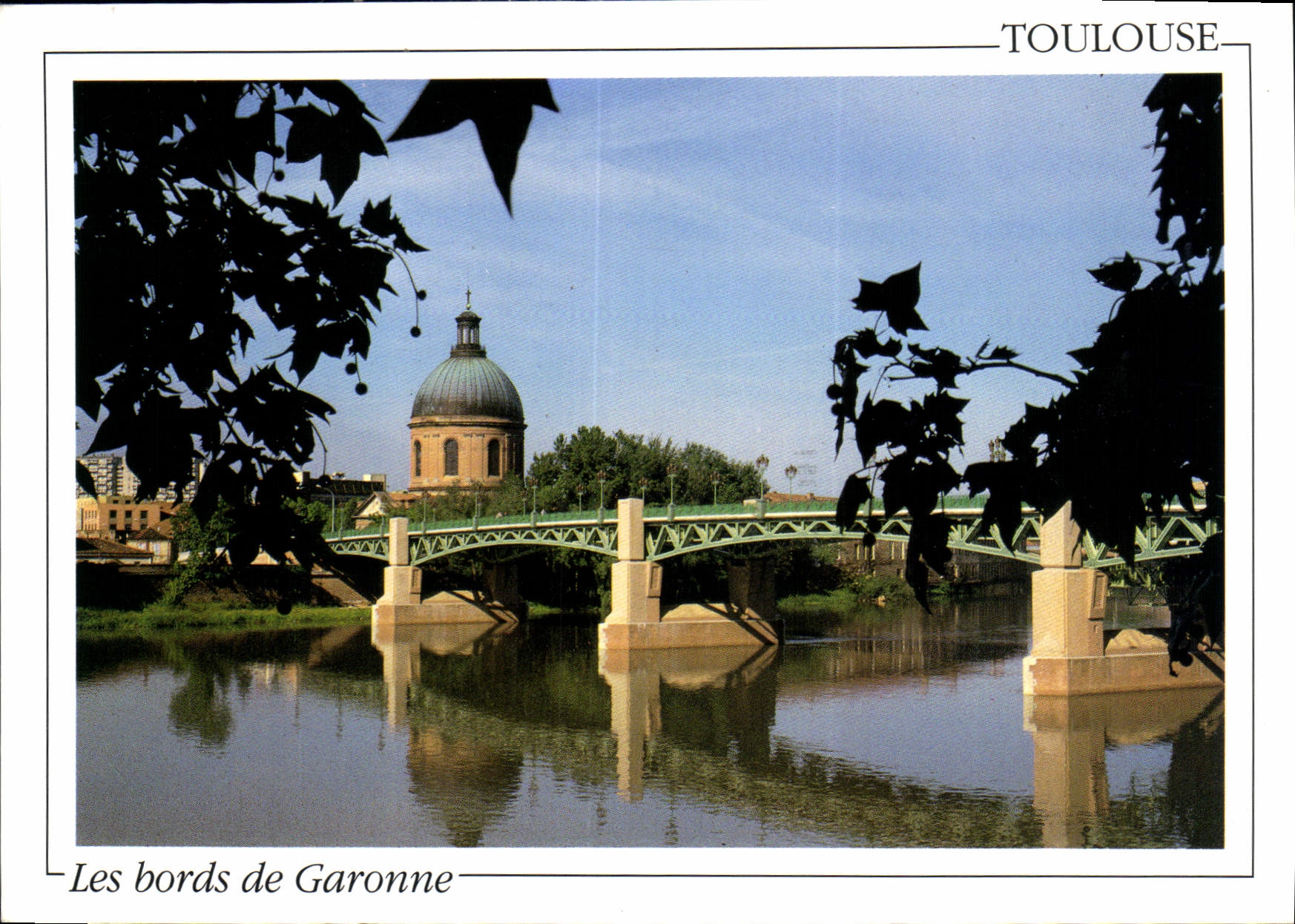 CPM Toulouse la Garonne le pont Saint Pierre et le dome de la Grave 