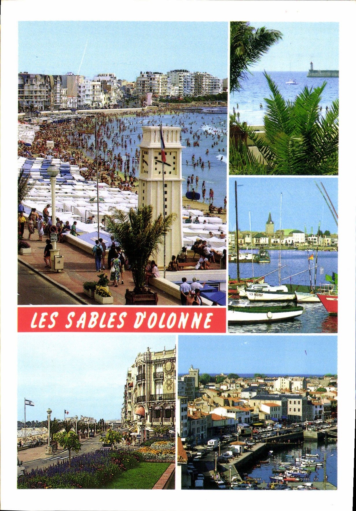 CPM La Plus Belle Plage de la Vendee Les Sables d'Olonne Vendee