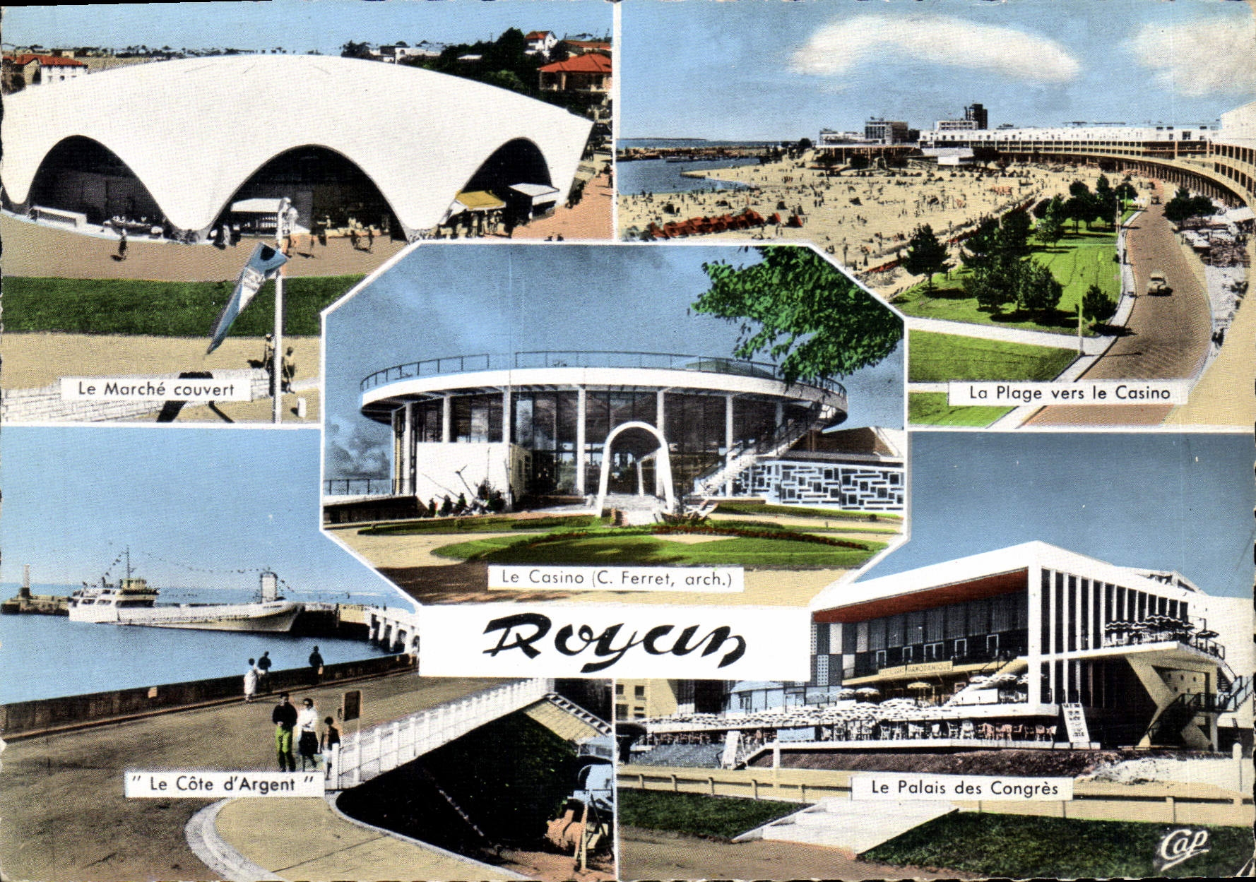 CPM Royan Le Marche Couvert 