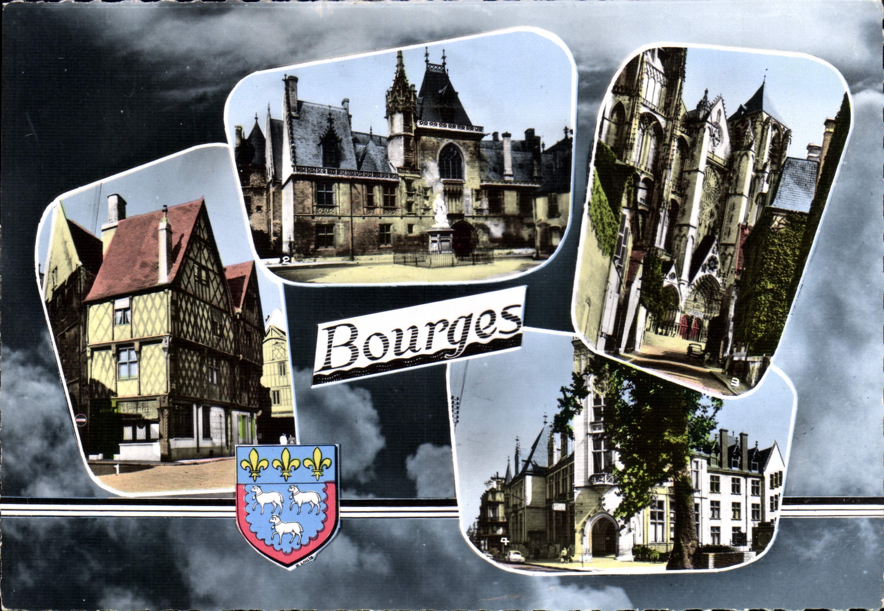 CPM Bourges Cher Maison du XVI 