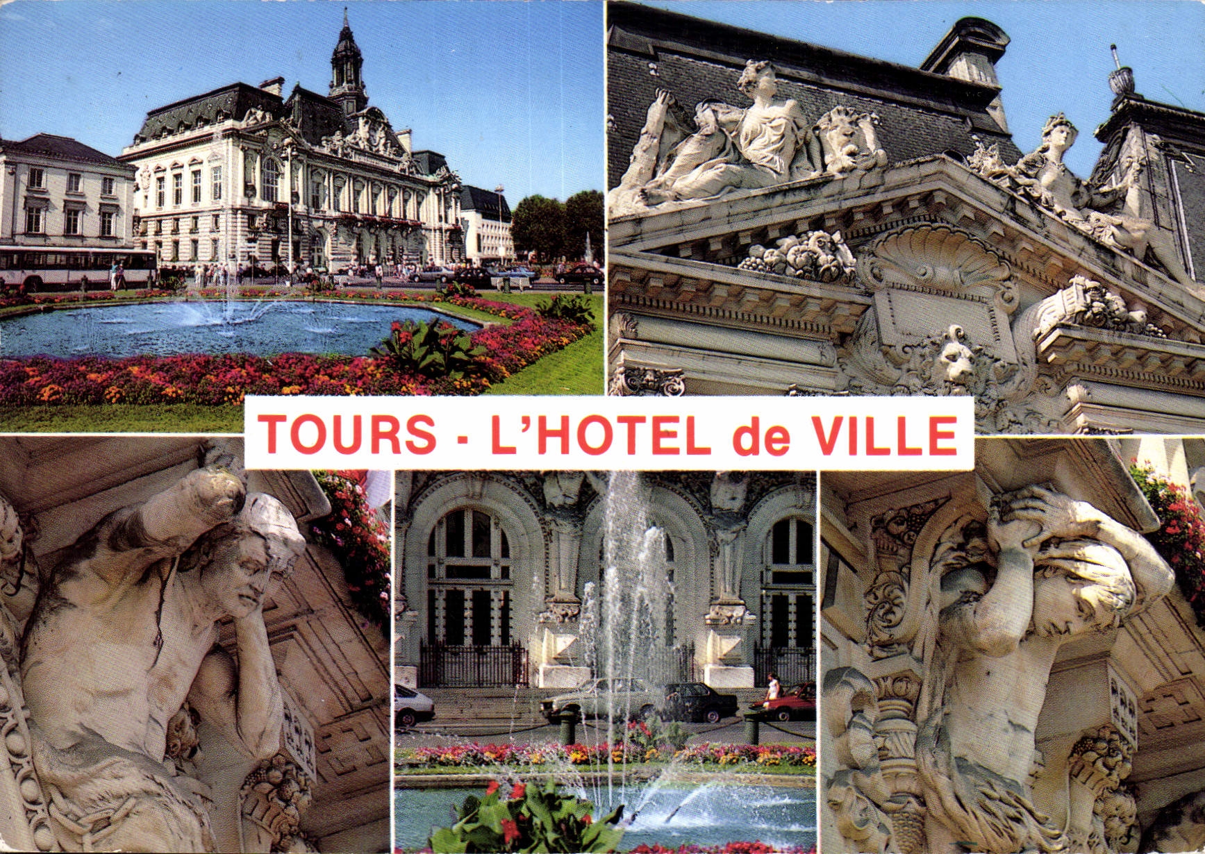 CPM Tours L'Hotel de Ville 