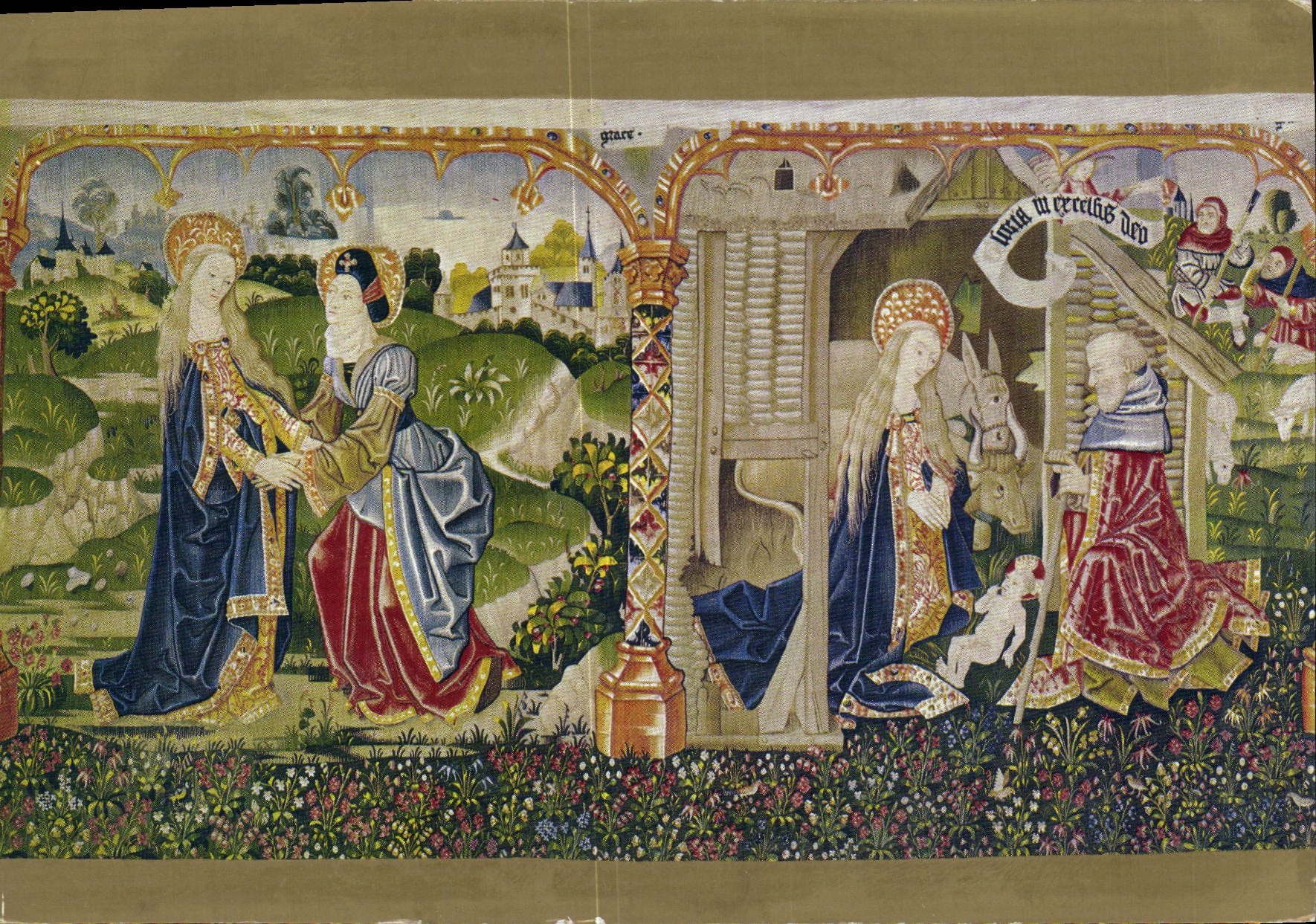 CPM Notre Dame de Beaune Tapisseries du XV siecle