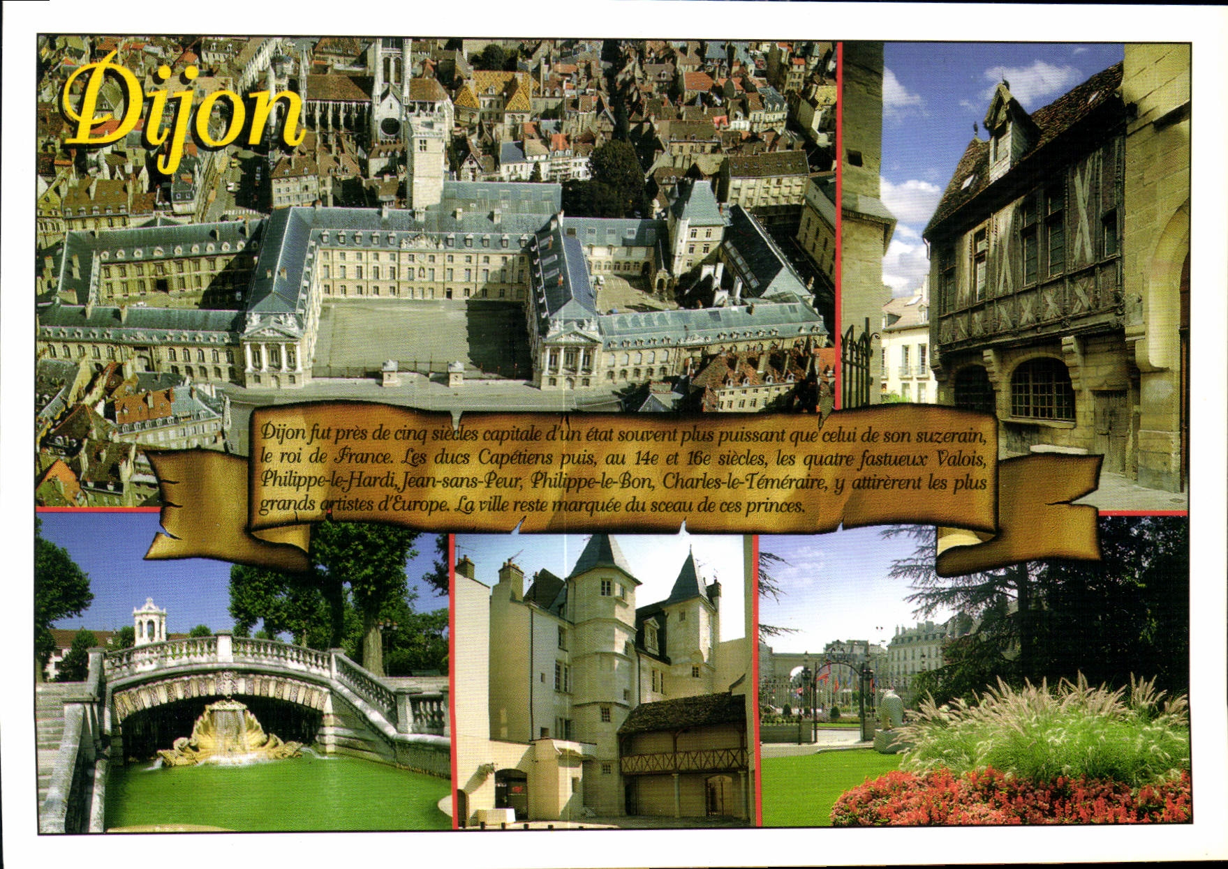 CPM Au Pays des Grands Crus Dijon Cote d'Or 