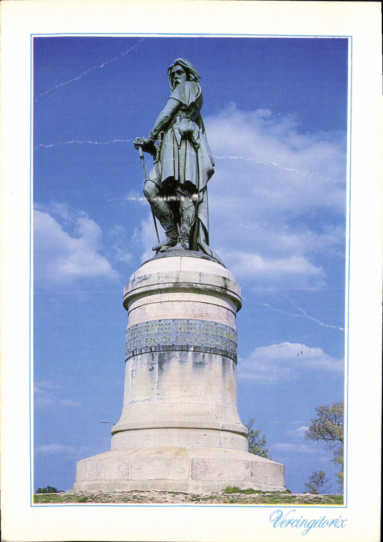 CPM Alise Sainte Reine Venarey les Laumes Venarey les Laumes Statue de Vercingeforix