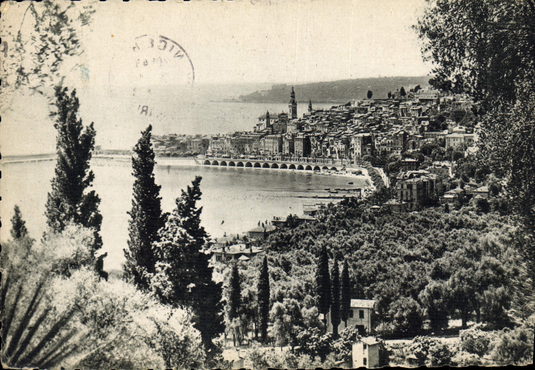 CPM Menton Vue generale 