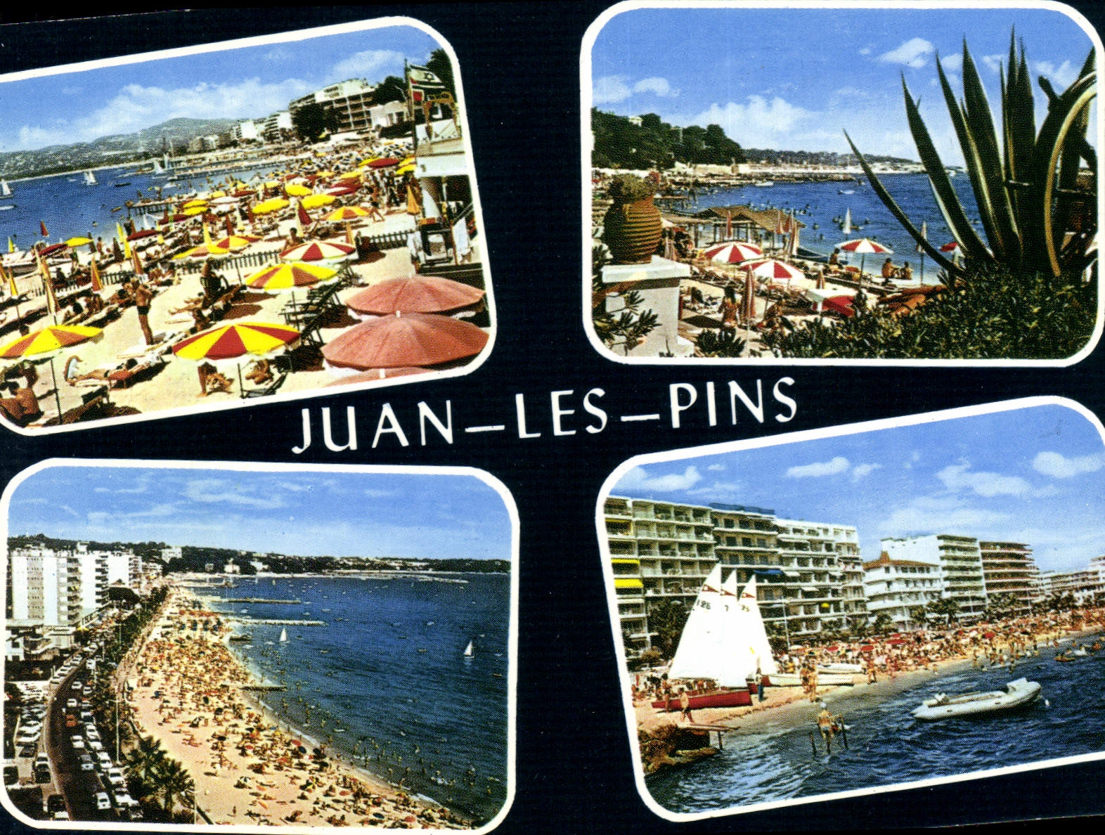 CPM Juan les Pins Alpes Maritimes Souvenir de Juan les Pins 