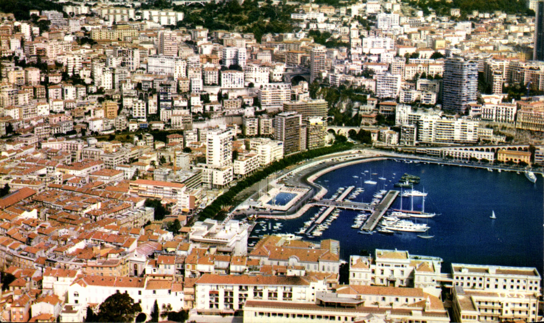 CPM Reflets de la Cote d'Azur Monaco Vue aerienne 