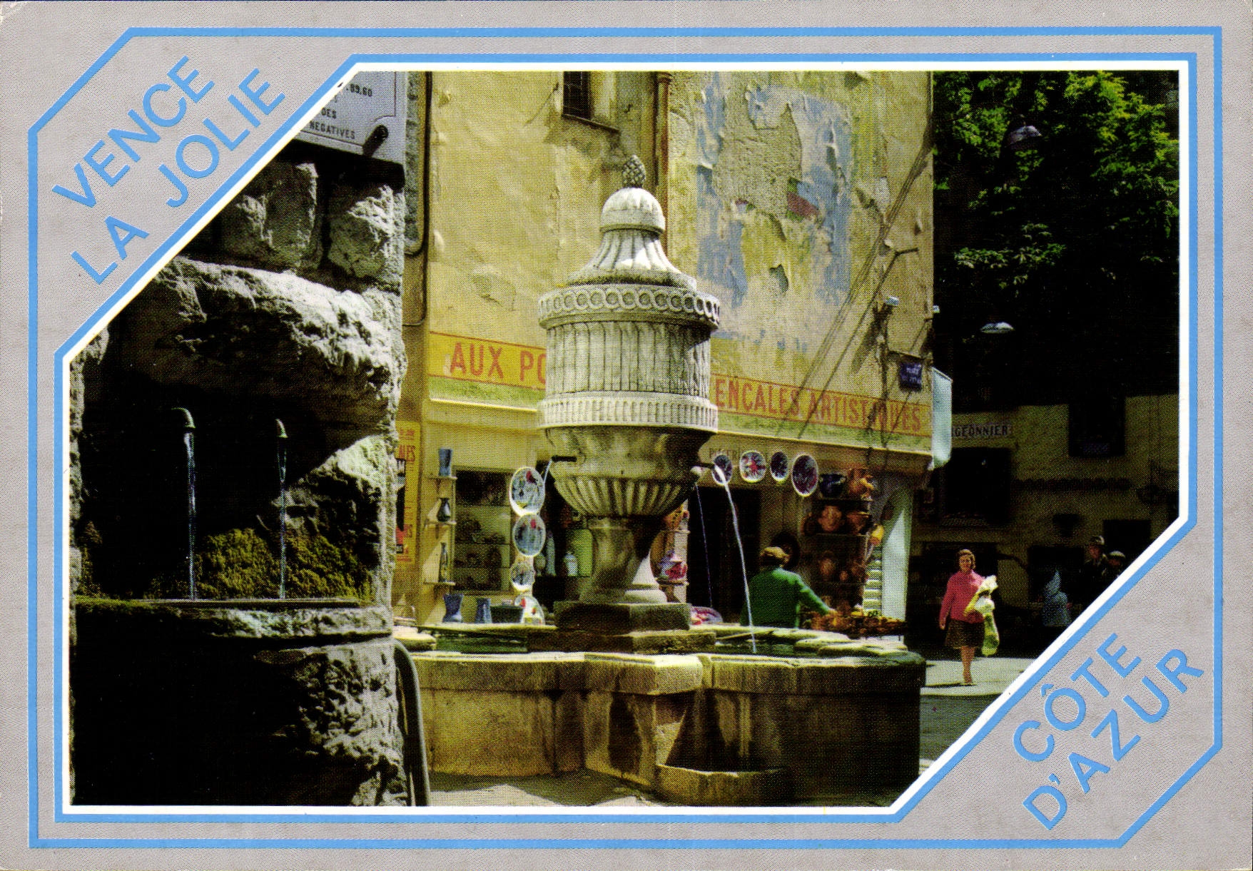 CPM La Cote d'Azur Vence la Jolie La Fontaine du Peyra