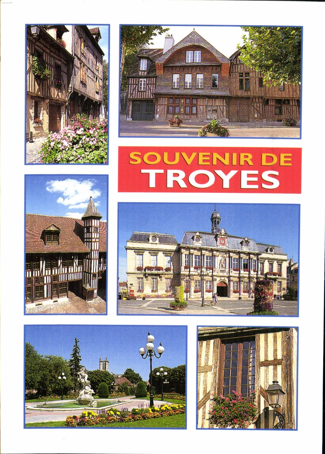 CPM Souvenir de Troyes 