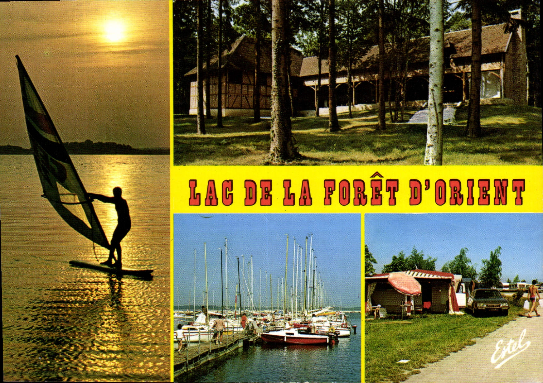 CPM En Champagne Aux Portes de Troyes Lac de la Foret d'Orient 
