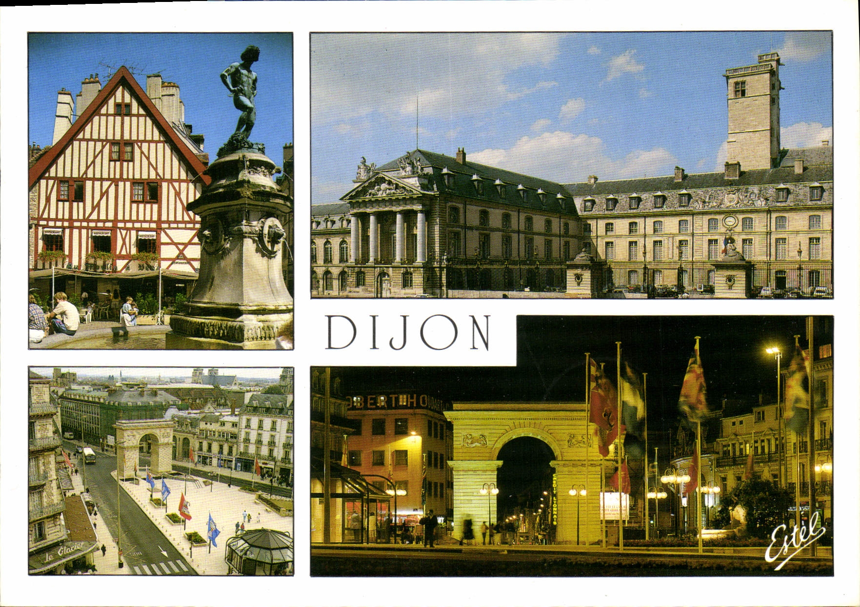 CPM Au pays des grands crus Dijon Cote d'Or