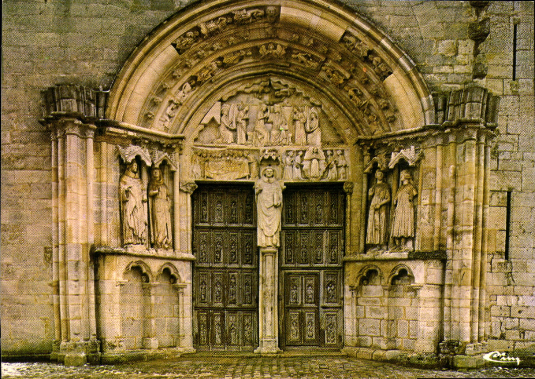 CPM St Thibault Cote d'Or Eglise de St Thibault Le Portail