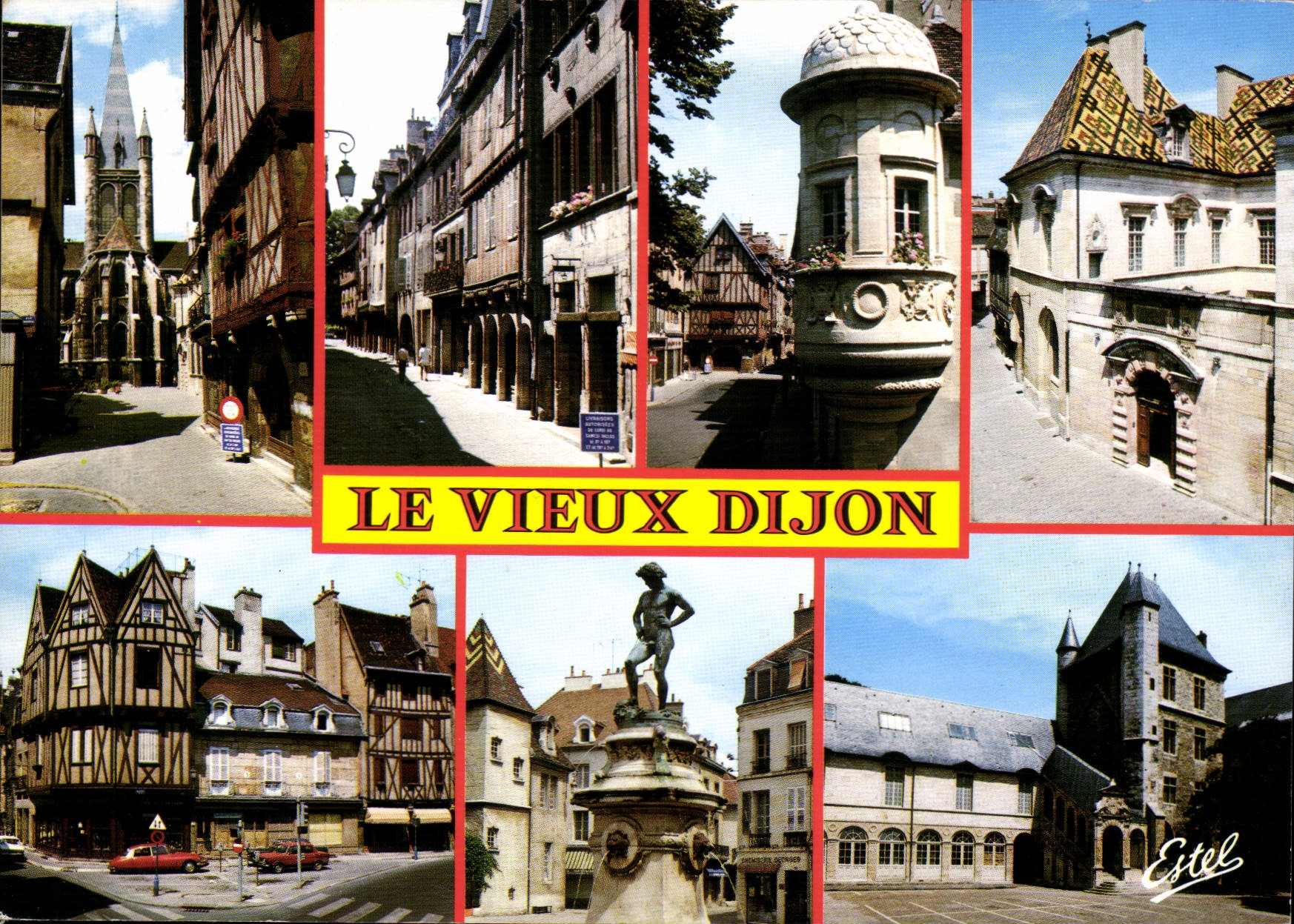 CPM Dijon Cote d'Or L'angle des rues de la Chouette et Verrerie 