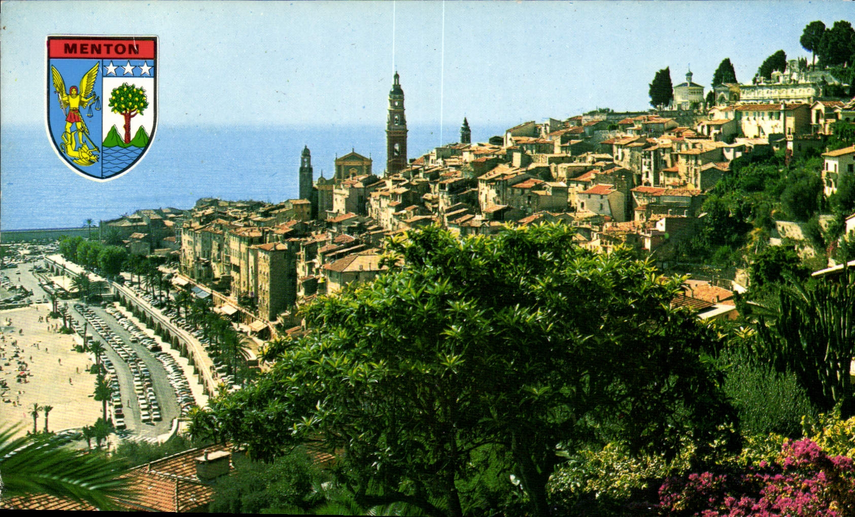 CPM Menton Alpes Maritimes La Vieille Ville