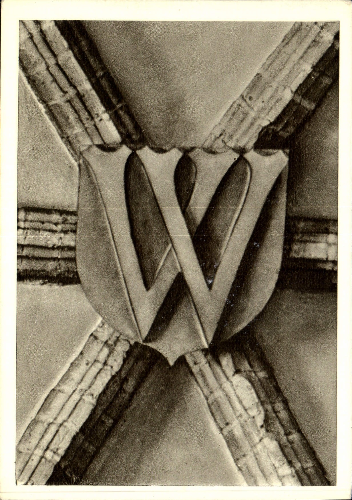 CPM Wroclaw Hotel de Ville clef de voute du Refectoire la lettre de blason de la ville de Wroclaw