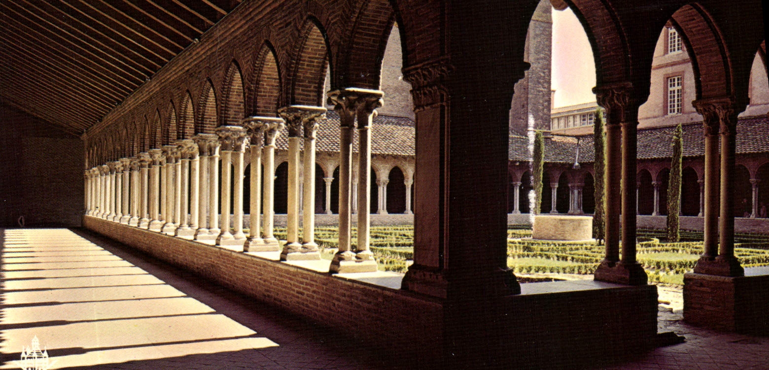 CPM Toulouse Ville d'Art Le Cloitre gothique des Jacobins 