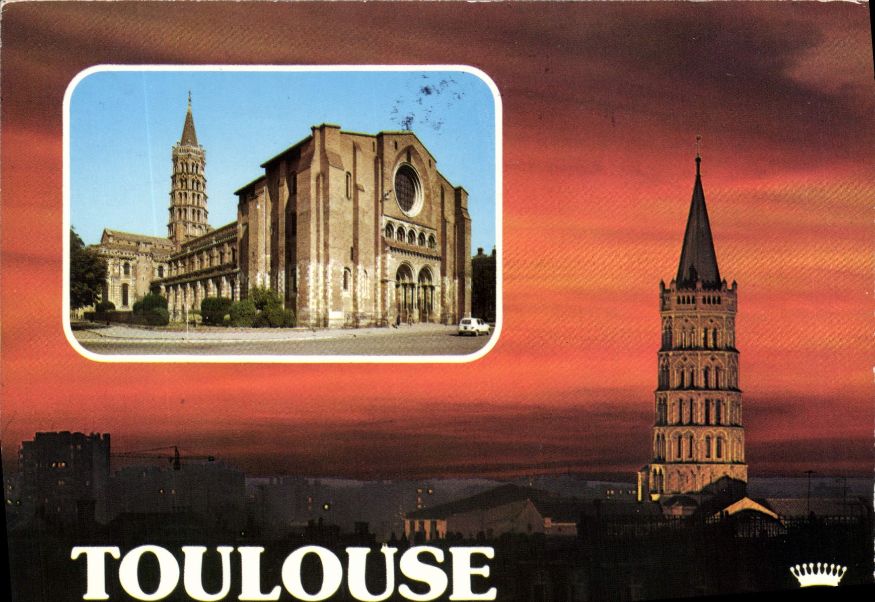 CPM Toulouse Ville d'Art La Basilique Saint Sernin 