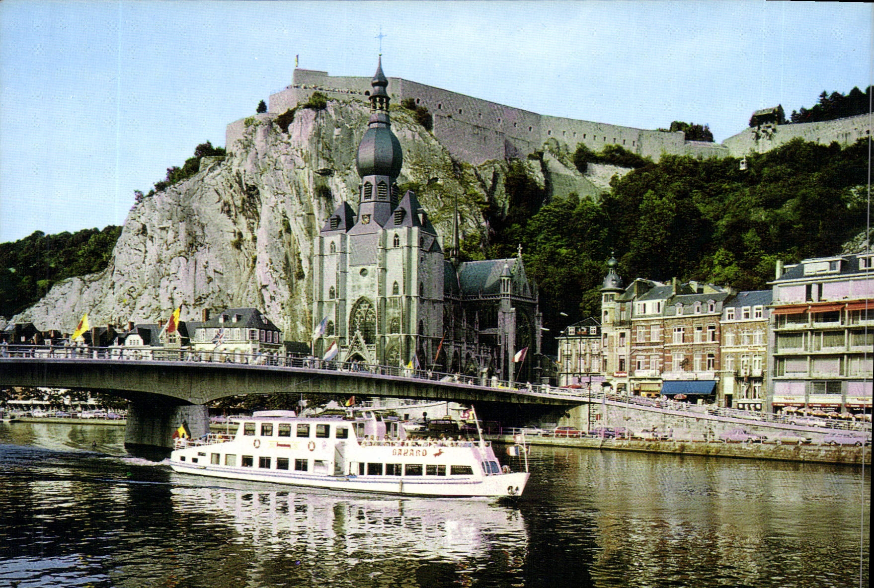 CPM Dinant sur Meuse Bateau Bayard Pont Citadelle Collegiale