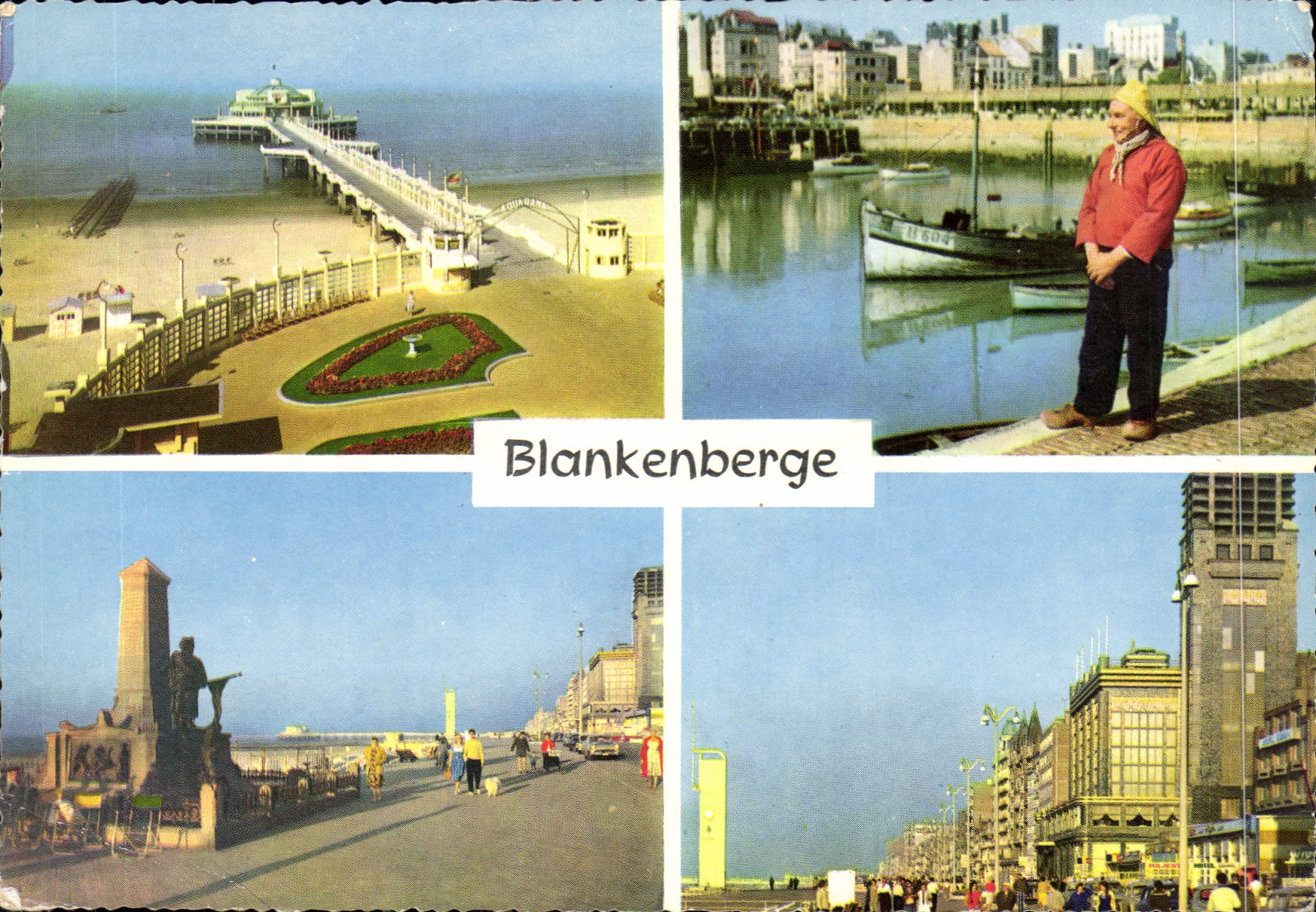 CPM Groeten uit Blankenberge Bonjour de Blankenberge
