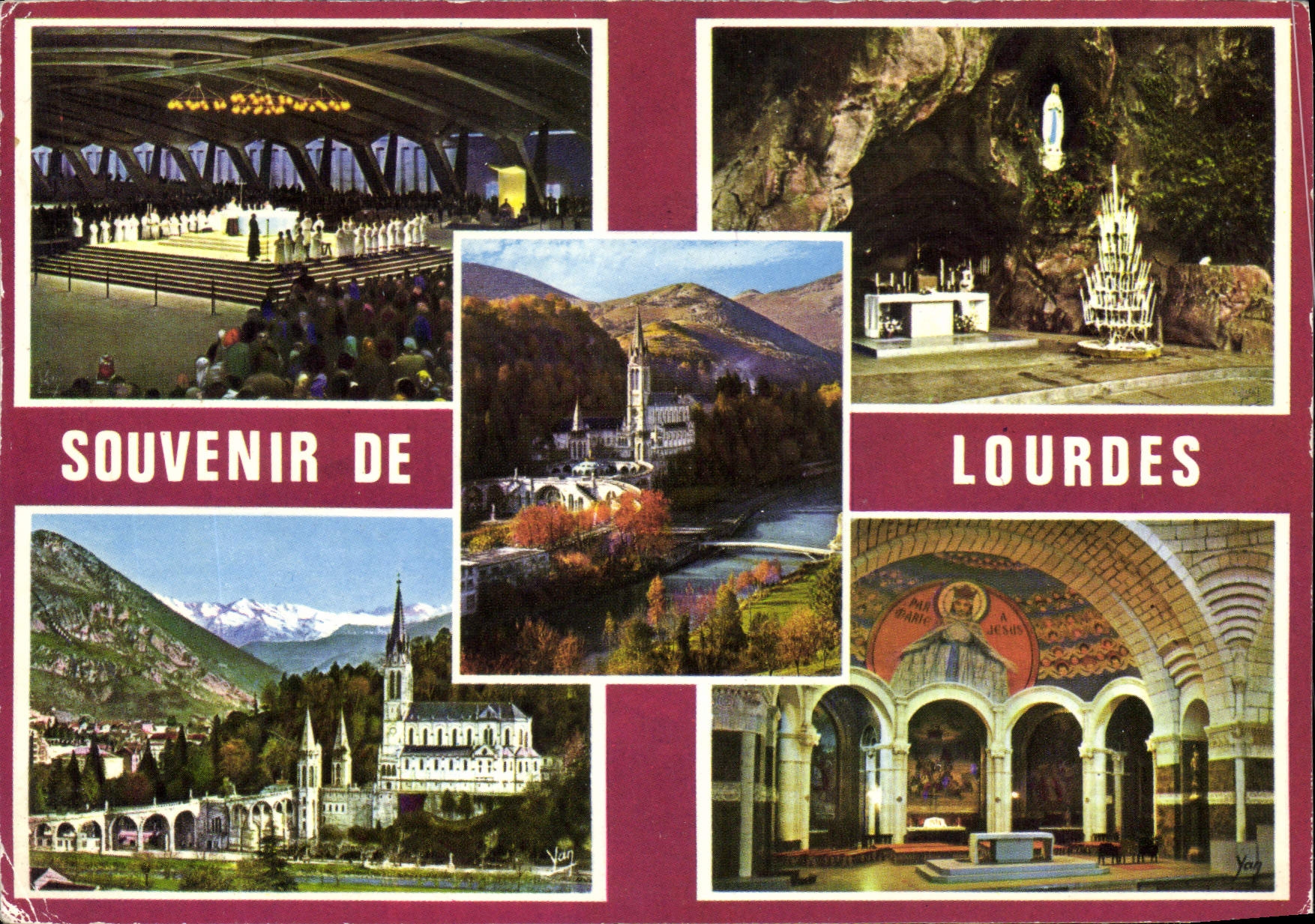 CPM Souvenir de Lourdes 
