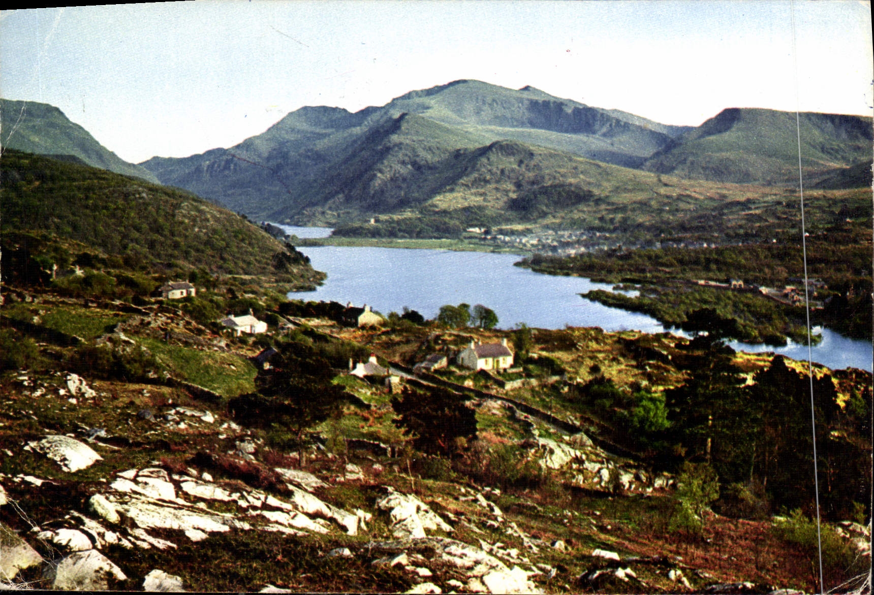 CPM The snowdon Massif from Fachwen Caernarvonshire