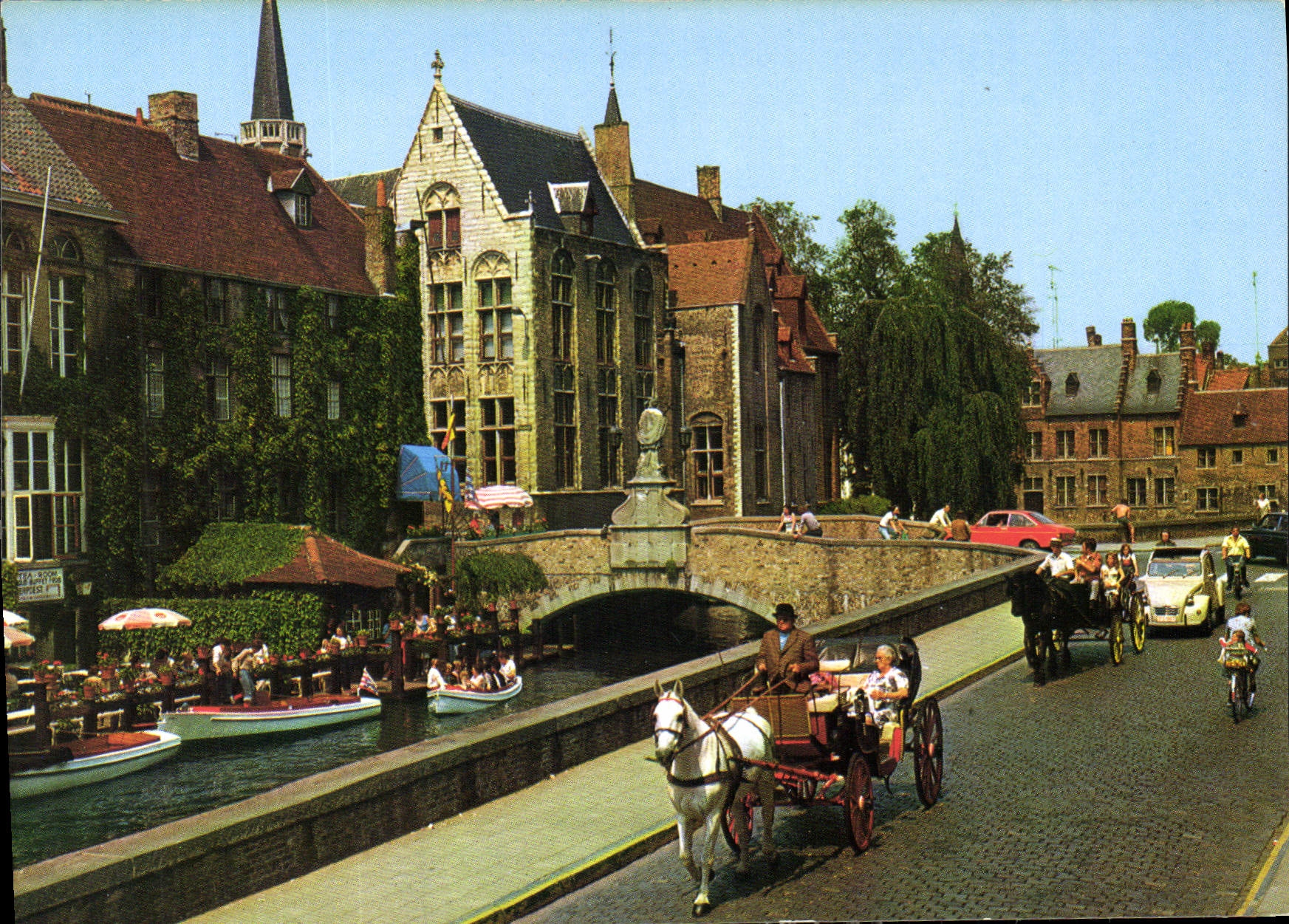 CPM Brugge Dijver et Pont St Jean Nepomucene