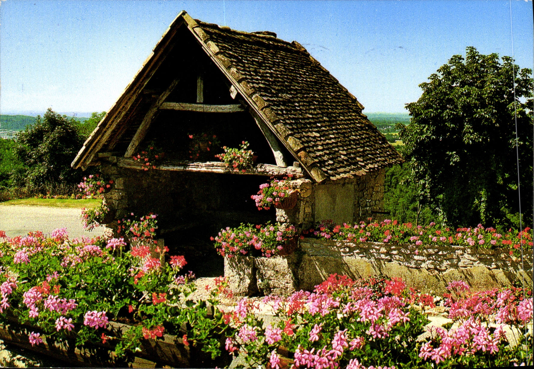 CPM Le vieux flour a pain fleuri 