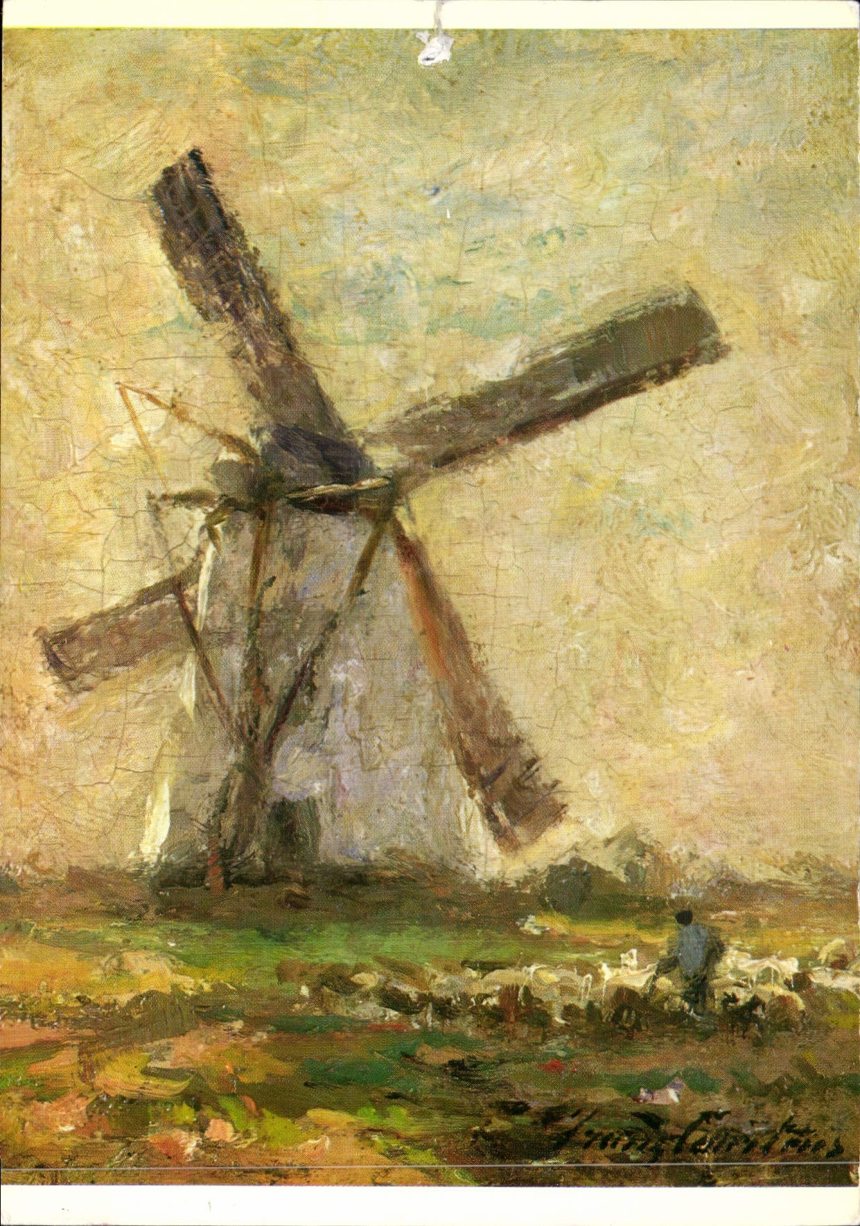 CPM Franz Courtens 1854 1943 Le Moulin Hotel Amigo Bruxelles 