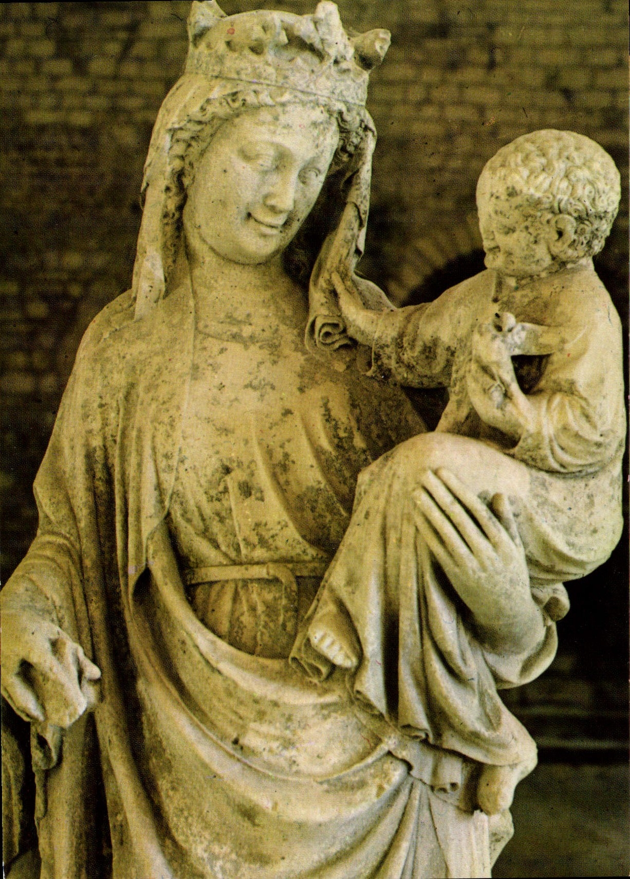 CPM Abbaye de Fontenay La Vierge 