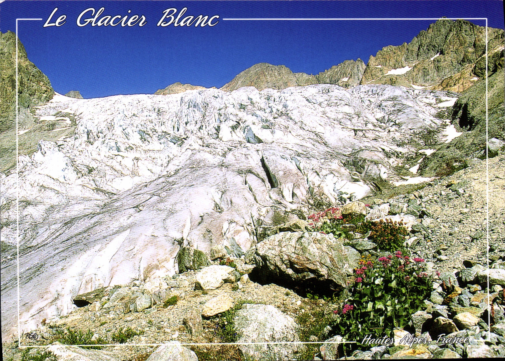 CPM La Vallouise Hautes Alpes Le Glacier Blanc