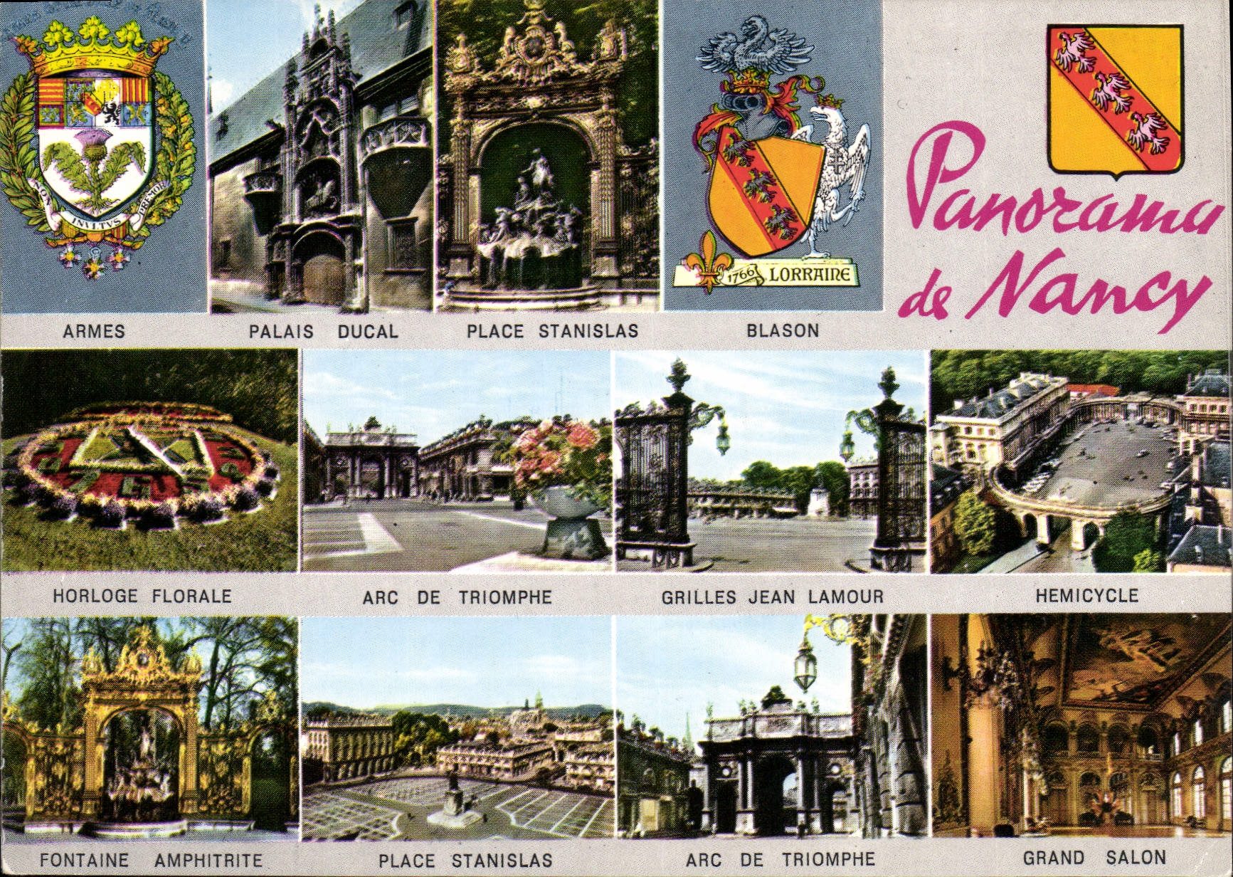 CPM Panorama de Nancy 