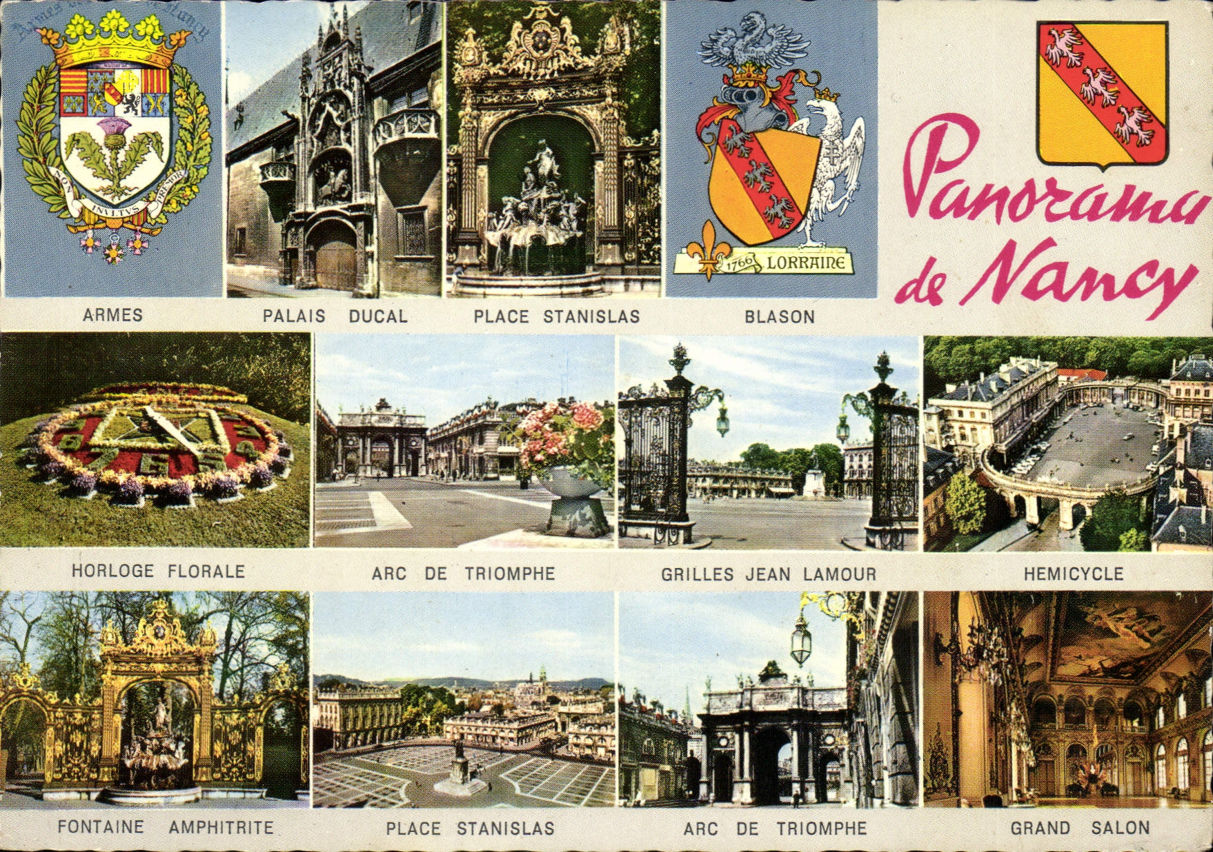 CPM Panorama de Nancy 
