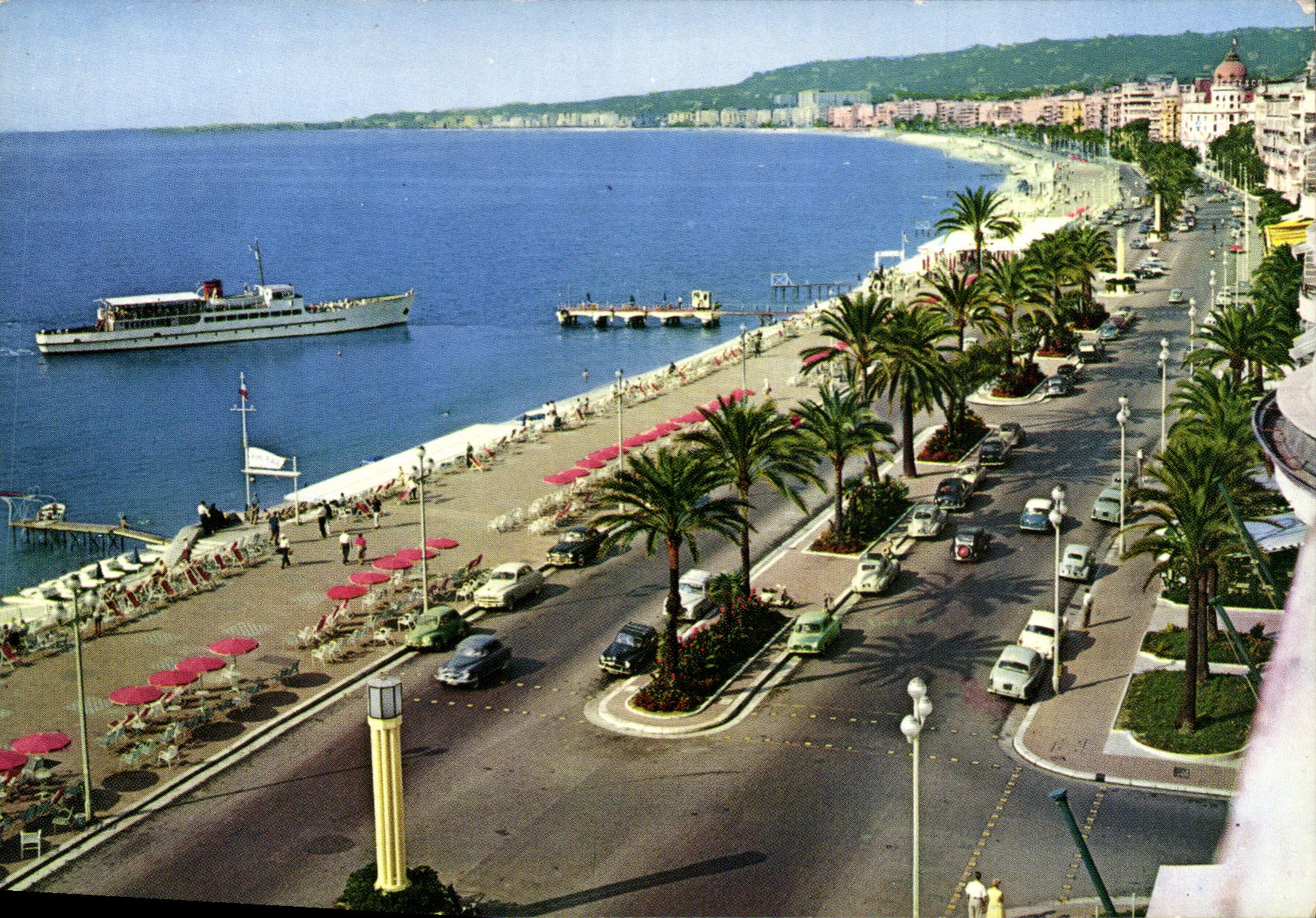 CPM Nice La Promenade des Anglais vue prise de l'Hotel Ruhl