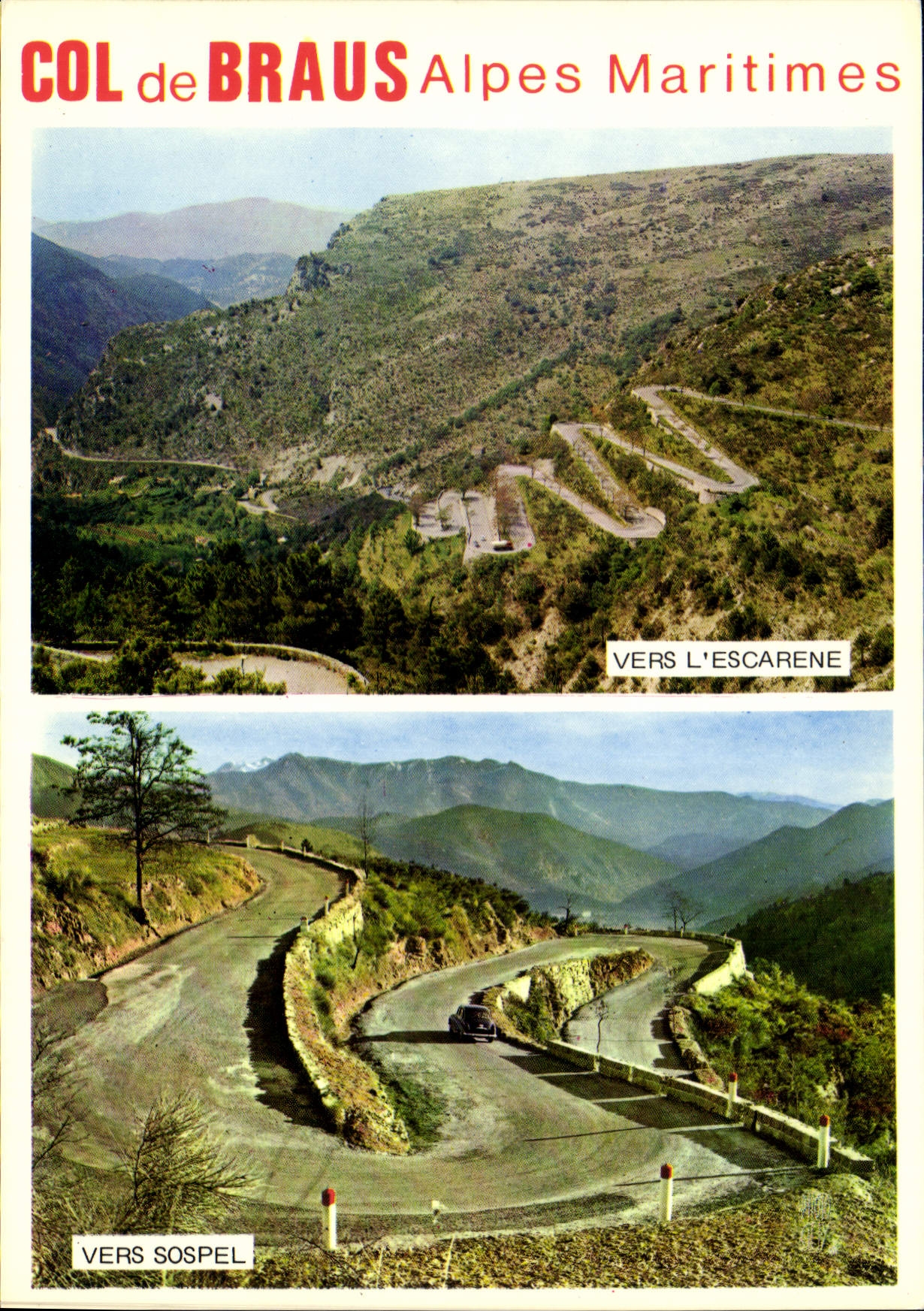 CPM Col de Braus Alpes Maritimes 