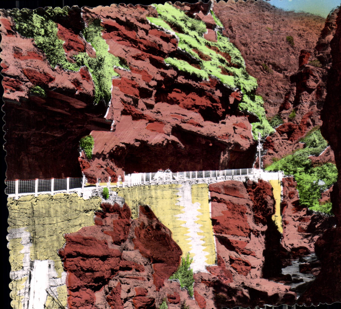 CPM Les Alpes Maritimes Gorges du Cians la Petite Clue 