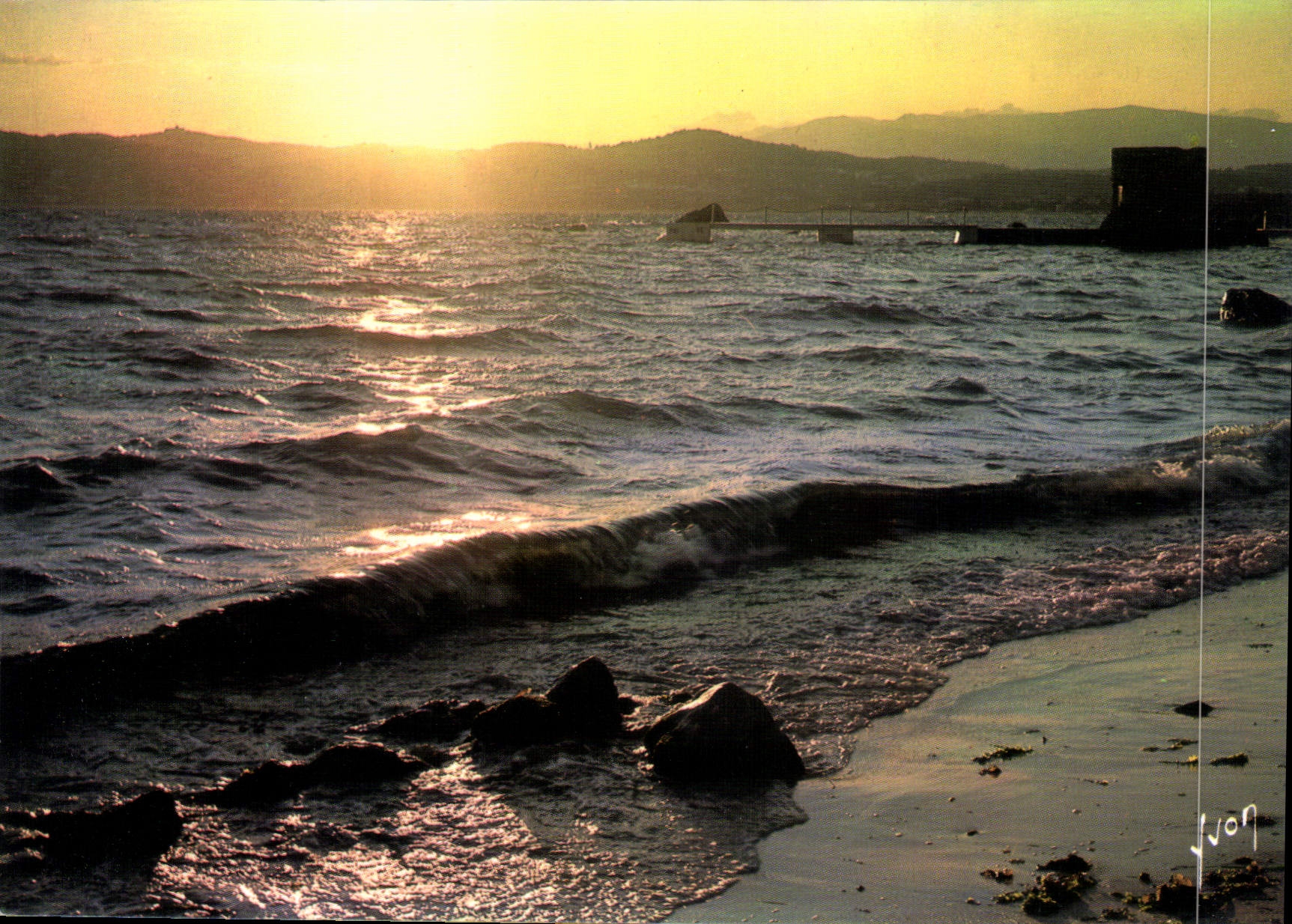 CPM Couleurs et lumiere de Frane la Cote d'Azur miracle de la nature Crepuscule en Mediterranee